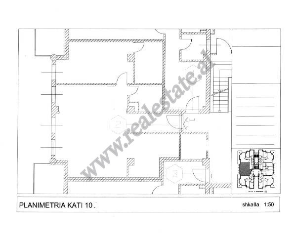 Office space for rent in the center of Tirana, Albania